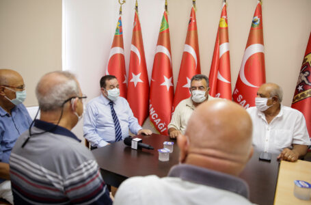 DENKTAŞ’TAN GAZİMAĞUSA’DA ZİYARETLER