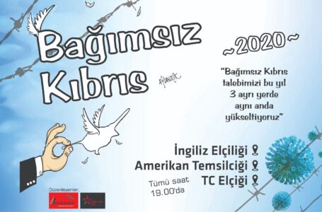 3 Yerde Aynı Anda “Bağımsız Kıbrıs” Talebi Yükseltilecek