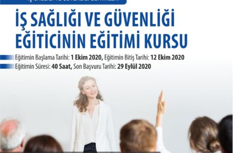 Yakın Doğu Üniversitesi İş Sağlığı ve Güvenliği Uzmanlarına Yönelik Eğiticinin Eğitimi Kursu Başlatıyor…