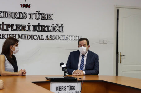 DENKTAŞ, KIBRIS TÜRK TABİBLER BİRLİĞİ’Nİ ZİYARET ETTİ