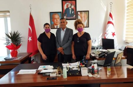 Mormenekşe Çağdaş Kadınlar Derneği Gazimağusa Belediyesi’ni Ziyaret Etti..