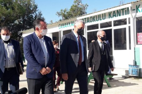 Milli Eğitim ve Kültür Bakanımız Olgun Amcaoğlu Çanakkale Ortaokulunu Ziyaret Etti