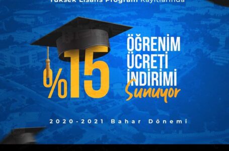 DAÜ MEZUNLARINA YÜKSEK LİSANS PROGRAM KAYITLARINDA %15 İNDİRİM İMKANI
