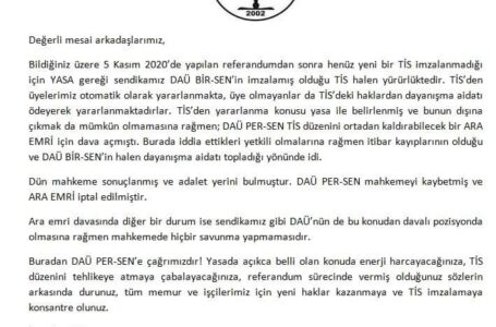 DAÜ bir sen den