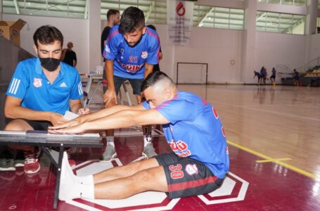 UKÜ BESYO, Cihangir Gençlik Spor Kulübü futbolcularına kondisyonel özellik seviyelerini belirlemeye yönelik uygulnana testler tekrarlandı