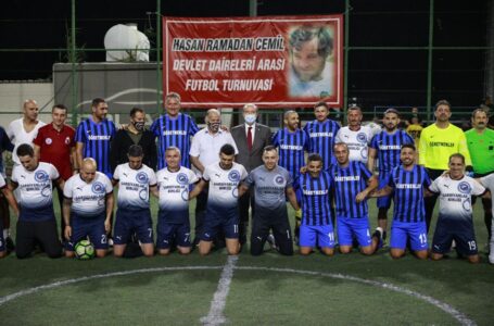 Hasan Ramadan Cemil Devlet Daireleri Arası Halı Saha Futbol Turnuvası’nda konuşan Cumhurbaşkanı Ersin Tatar; “SPOR, KARDEŞLİK VE DAYANIŞMADIR”