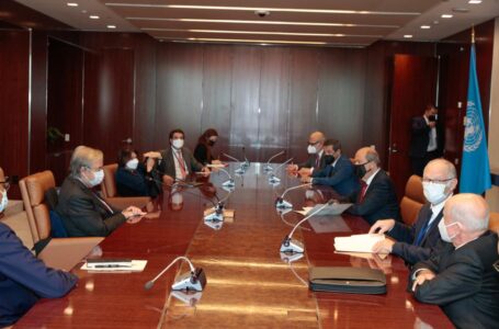 *Cumhurbaşkanı Ersin Tatar New York temasları kapsamında bugün, Birleşmiş Milletler (BM) Genel Sekreteri Antonio Guterres ile görüştü*