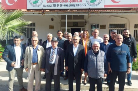 Gazimağusa UBP Belediye Başkanı Adayı Dr Erdal Özcenk Gaziler Cemiyetini Ziyaret Etti.