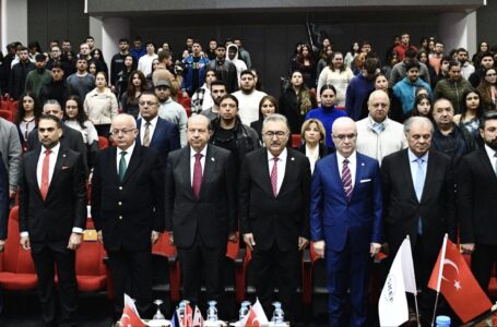 KKTC CUMHURBAŞKANI ERSİN TATAR’IN KATILIMI İLE “DOĞU AKDENİZ’İN STRATEJİK ÖNEMİ” DAÜ’DE ELE ALINDI
