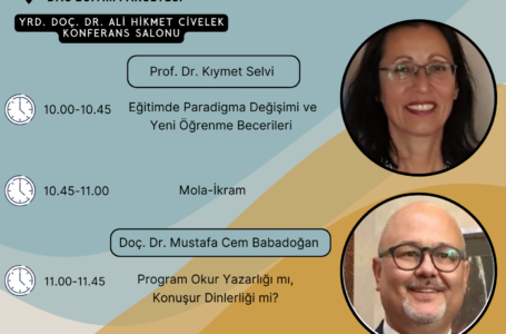 DAÜ EĞİTİM FAKÜLTESİ’NDEN ÖĞRETMENLERE YÖNELİK KONFERANS DİZİSİ