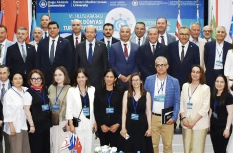 7. Uluslararası Türk Dünyası Turizm Kongresi bugün DAÜ Mustafa Afşin Ersoy Salonunda başladı
