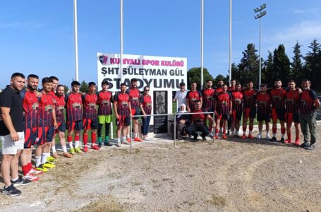 KUMYALI FUTBOL TAKIMINDAN ANLAMLI DAVRANIŞ