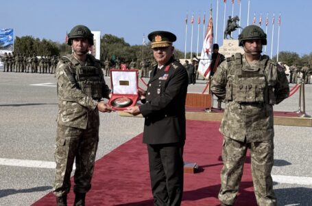 Güvenlik Kuvvetleri Komutanlığı 4. Piyade Alayı Sancak Devir Teslim Töreni yapıldı