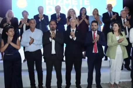 Cumhurbaşkanı ve Cumhurbaşkanı adayı Ersin Tatar, “İskele Buluşması”nda,  halka seslendi,