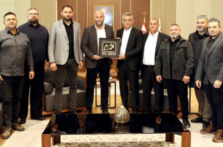 Cumhurbaşkanı Tufan Erhürman, EL-SEN yönetimini kabul etti