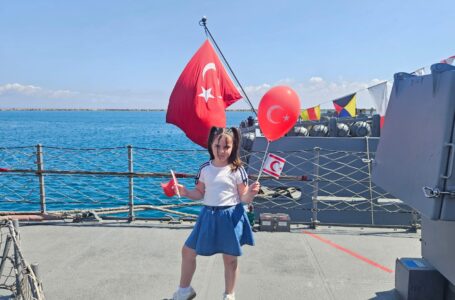 TCG İMBAT HÜCUMBOTU 23 Nisan için Gazimağusa Limanı’nda ziyarete açildı